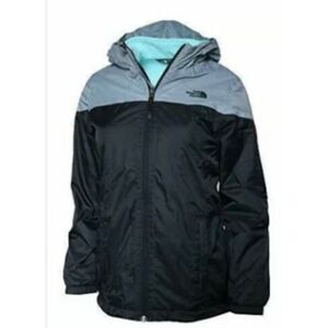 Kids North Face Molly Triclimate Black, Gray And Blue Jacket M(10/12)